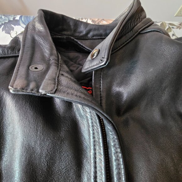 Fashions by Rose Women Leather Biker Jacket - Picture 2 of 11